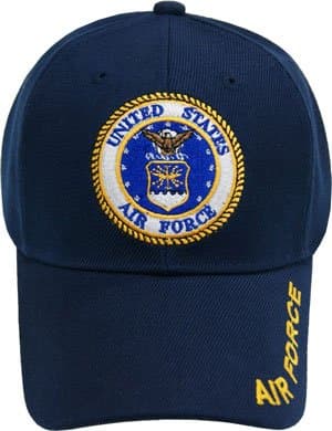 Air Force Navy Blue Cap Boys Girls Kids Youth Childs Hat Cute U.S. United States
