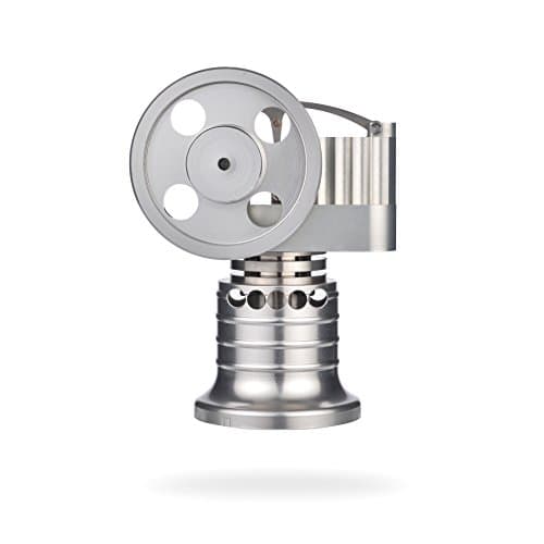 Lieyang Stand Style Mini Hot Air Stirling with Big flywheel Engine Model All Metal Made