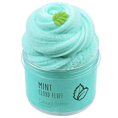Consepcion Newest Mint Cloud Slime Cotton Slime,Super Soft and Non-Sticky Slime for Boy and Girl(8oz 200ML)