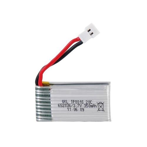 Walkera 20C 1S 350mAh 3.7V LiPO Battery for Ladybird V2 RC Quadcopter