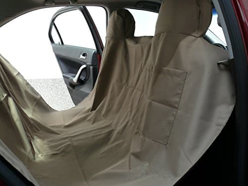 Dog Seat Hammock Cover for Water Resistant Protective Car Cover 140 x 200 cm beige