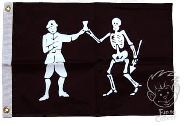 Bartholomew Roberts 12"x18" Pirate Flag