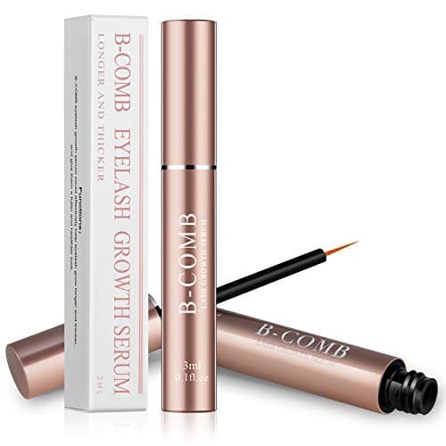 B-COMB Eyelash & Eyebrow Growth Serum for Natural, Lash Boost Serum Brow Growth Enhancer for Long, Thick Lashes and Eyebrows - 3ml