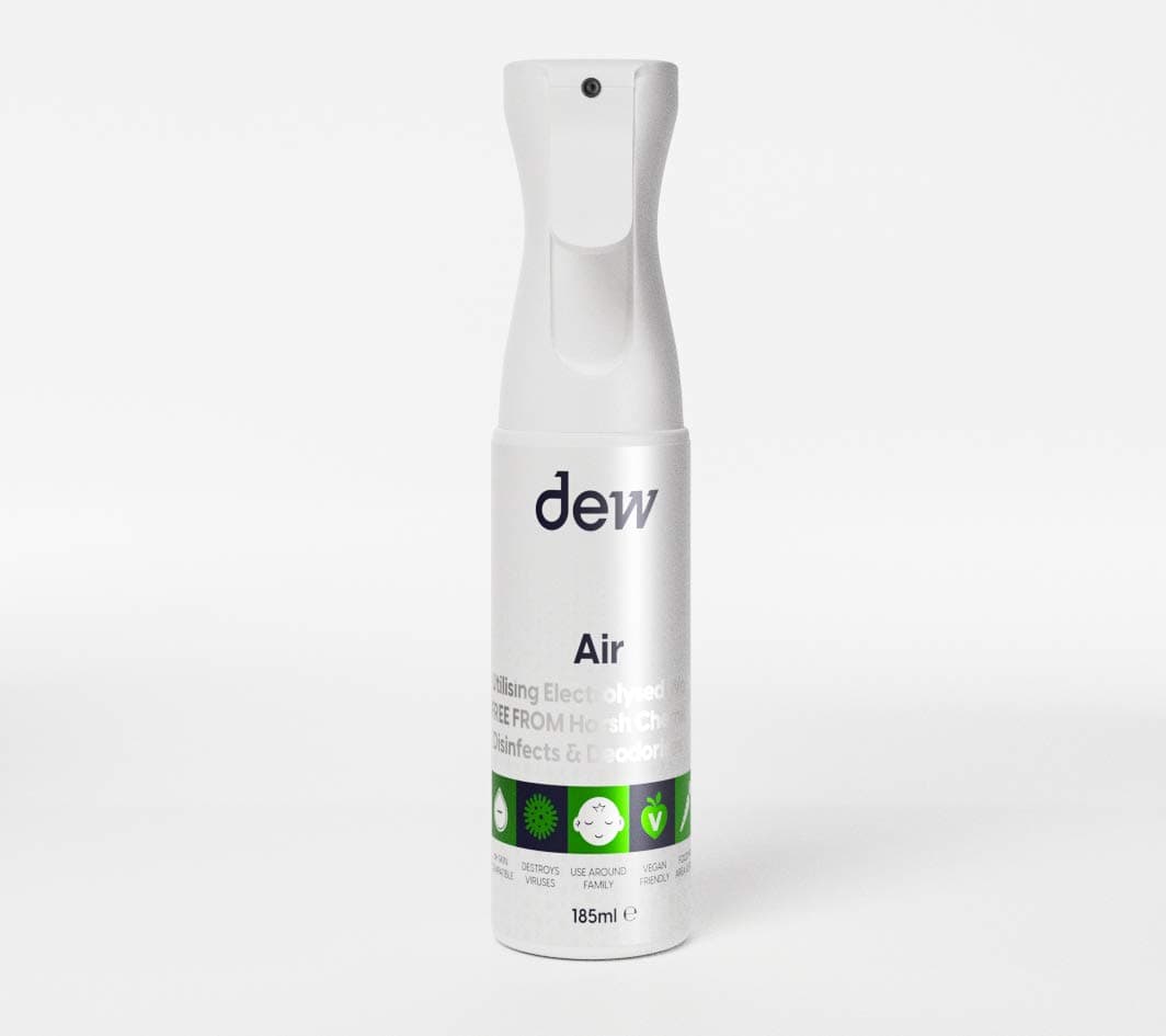 Dew AIR Electrolysed Water- 100% Hypoallergenic, Non-Irritant, Safe 185ml