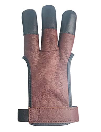 Leather Shooting Glove 3 Finger Archery Glove