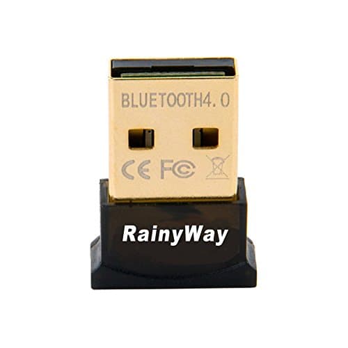 RainyWay Bluetooth 4.0 Dongle - USB Bluetooth Adapter for Windows10, 8, 7, Xp - Classic Bluetooth and Stereo Headset Compatible BT400 Dongle