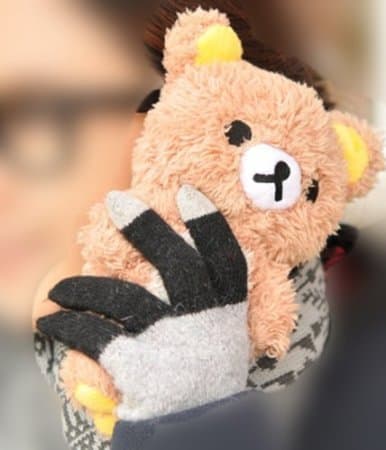 3D Cute Teddy Bear Toy Doll Plush Cover Case For Samsung Mobile Smart Phones 8 (LG G3 VIGOR MINI BEAT , Brown)