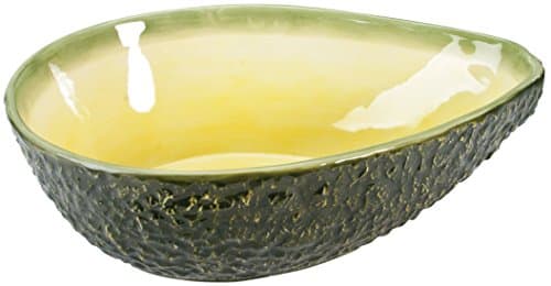 Avocado Big Bowl Collectible Fruit Ceramic Glass Platter Dish