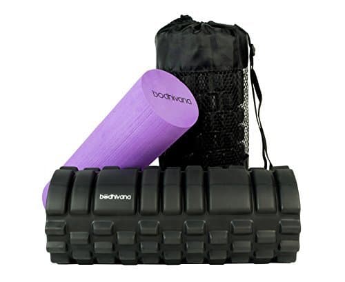 2 in 1 Trigger Point Foam Roller for Deep Tissue Muscle Massage – High Density Foam Roller for Muscles & Soft Foam Roller for Workout Pain, Cellulite, Lactic Acid & Migraines –Ideal Myofascial Release Roller & Sports Massage Therapy Yoga Foam Roller