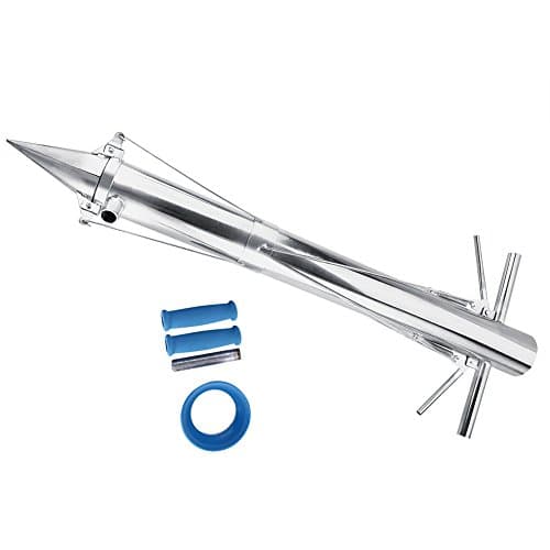 Jeffergarden 1pc Seedling Long Handled Bulb Planter Vegetable Young Plant Garden Greenhouse Farm Manual Transplanting Tool(Double-Handle)