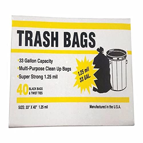 PRIMROSE PLASTICS/COM Trash Bags 33 Gallon