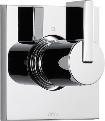 DELTA FAUCETVero 3-Setting Shower Handle Diverter Trim Kit, Diverter Valve Trim Kit Chrome, 3 Way Shower Diverter, Delta Diverter Trim, Chrome T11853 (Valve Not Included)