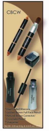 Cynde Watson Cosmetic Full Face Kit, Brown Warm Tones with Mascara