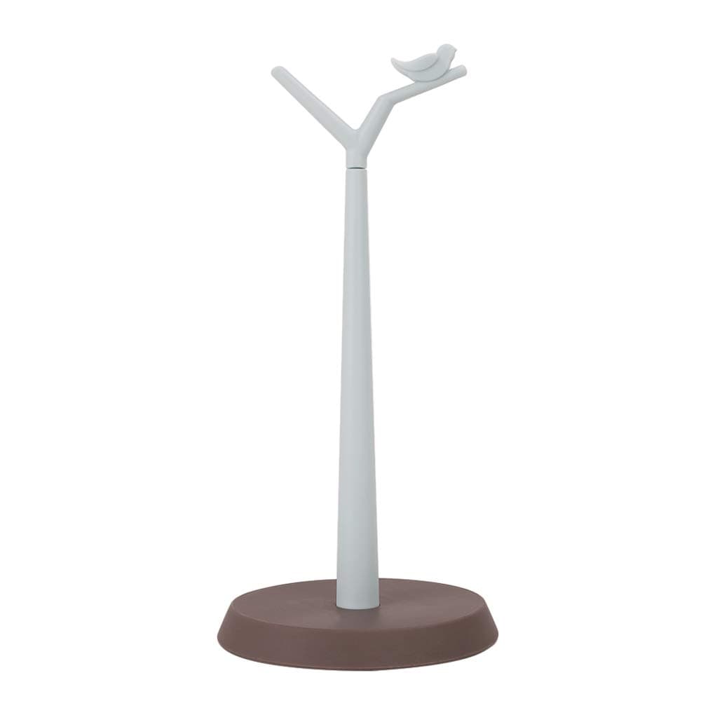 Cute Tree Branch Kitchen Roll Holder Wooden Paper Towel Stand Kitchen Roll Paper Storage Rack Freestanding Roll Paper Storage Rack with Anti-slip Base Standing Toilet Paper Tissue Holder Home Decor