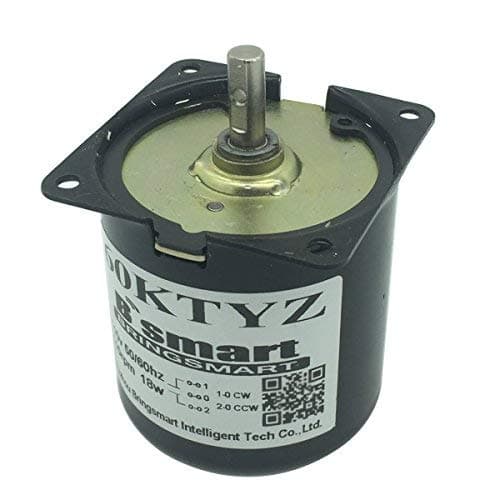 60ktyz 5rpm Ac Motor Low Noise Gearbox Electric Motor Barbecue High Torque Low Speed 110V Synchronous AC Reduction Motor (110V 5rpm)