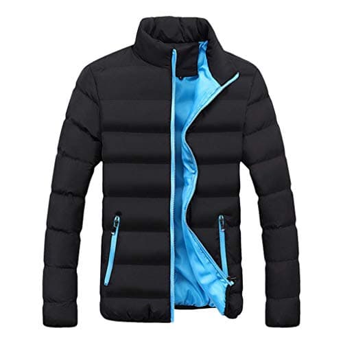Muranba Clearance Men Winter Stand Collar Warm Thick Coat Jacket