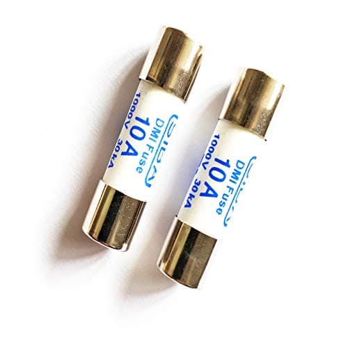 Everenty Digital Multimeter Ceramic Fuse 10A 30kA 1000V Fast Acting 10x38mm 2 Pack