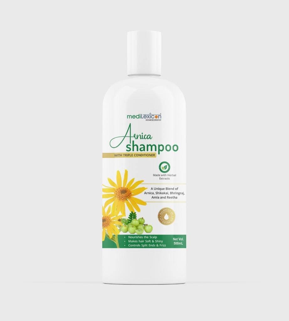 Medilexicon Arnica Shampoo with Triple Conditioner and Vitamin E (500ML)