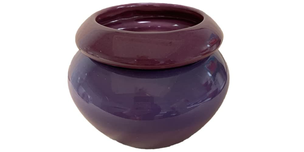 Tri-Color Purple 3.75" Opening Urn Shaped Self Watering Planter