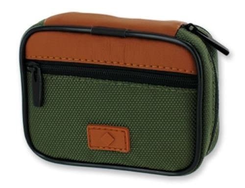 7 Day Sorter Pill Vitamin Medicine Weekly Travel Organizer Box in Zippered Case (Green)