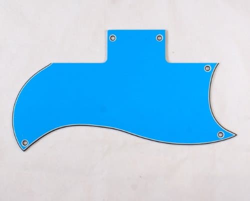 3 Ply Pickguard Fits SG 61 Reissue Guitar - BLUE