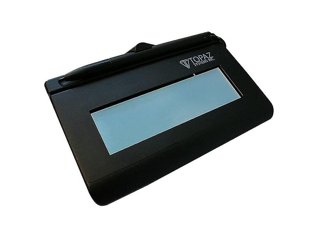 SigLite 1x5-Inch Signature Capture Pad, HID-USB, Backlit, ID and Business Card, Passport Scanner, Black