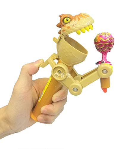 Rapidigi Dinosaur Toy--Lollipop Holder-Lollipops Stand-Creative Design Eating Lollipop Robot Lollipops Holder Toys (Collor B)