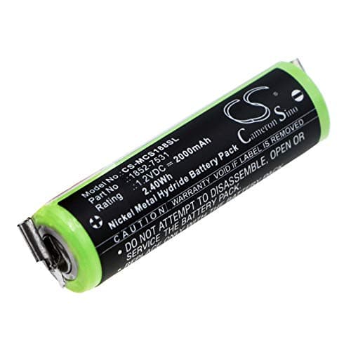 Replacement Compatible with Battery Moser 1852-7531 ChroMini 1591, ChroMini 1591B, ChroMini 1591Q, Easy Style 1881