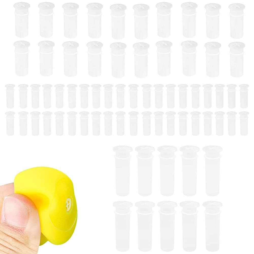100 Pcs Dog Squeaker Reed Toys with Noise Maker Insert Dog Pet Baby Toy Squeaky Balls Replacement Repair Accessories for DIY Squeakers Toys Chicken Dog Toy