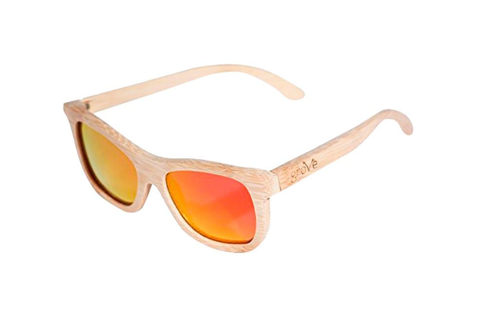 Grove Eyewear 100% Bamboo Sunglasses, 400 HD Polarized Lens, They Float!