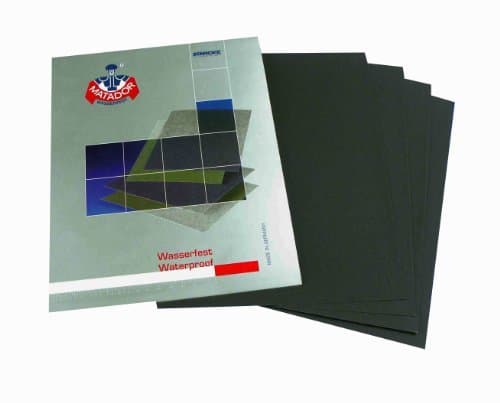 Wet and Dry Sandpaper 800grit 5 Sheets 230 x 280mm Waterproof Paper STARCKE Matador