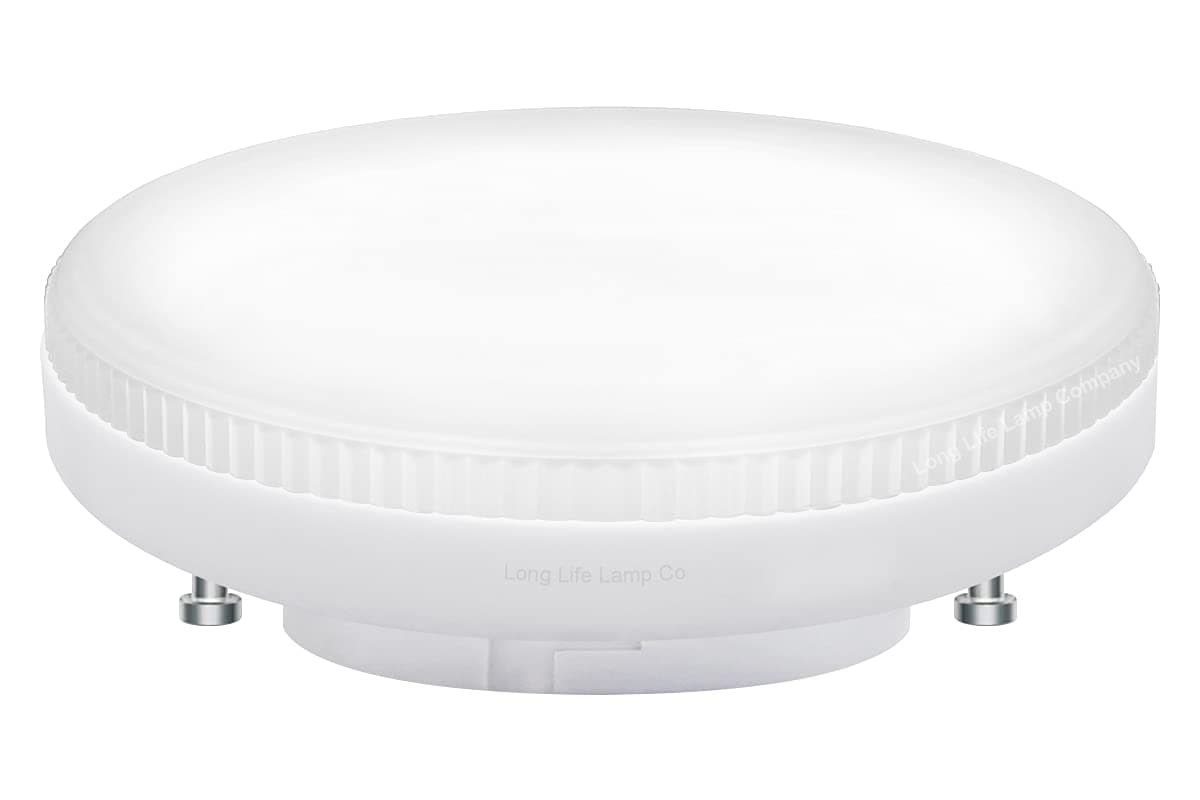Long Life Lamp Company 7w LED GX53 Light Bulb Cool White Replacement for Round CFL