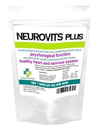 Neurovits Plus (Vitamins B1 B6 B12 & Folic Acid) 1000 Tablets by Lindens Apothecary