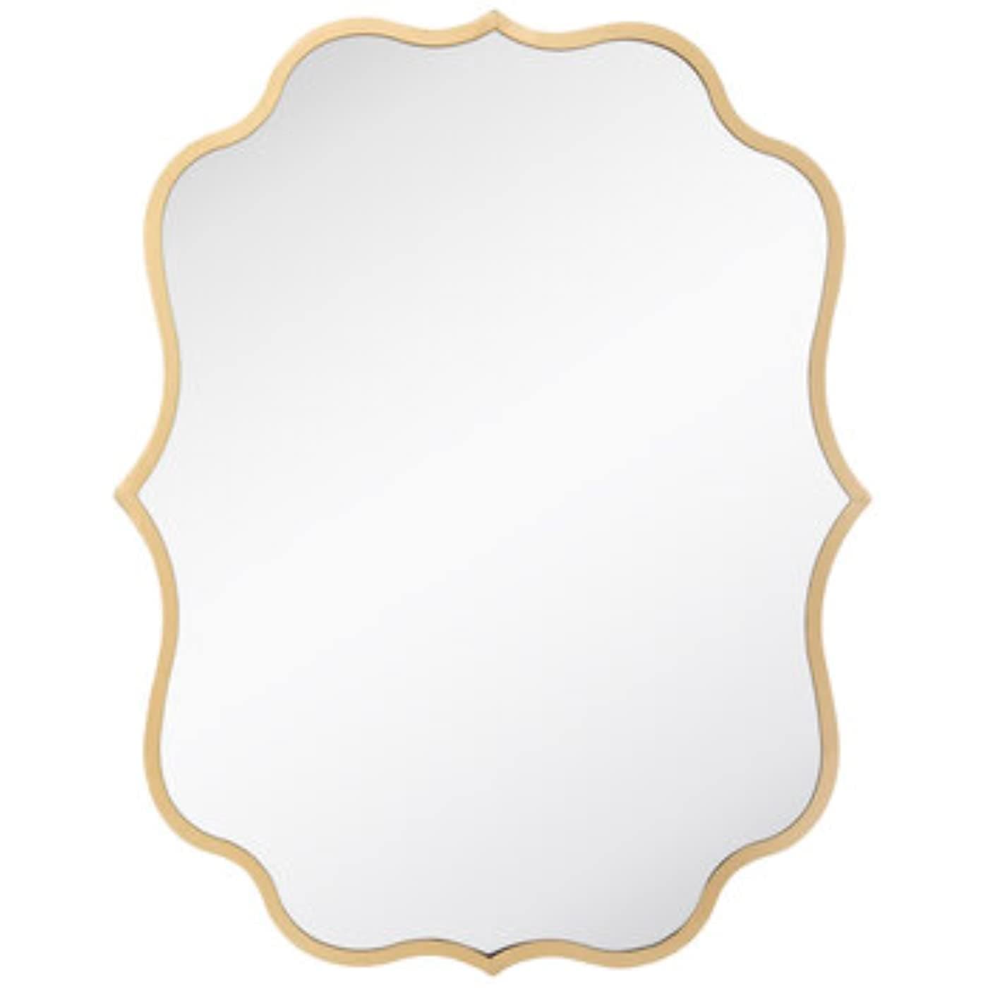 Hobby Lobby Elegant Metallic Gold Quatrefoil Wall Mirror for Home Decor, Entryway or Vanity