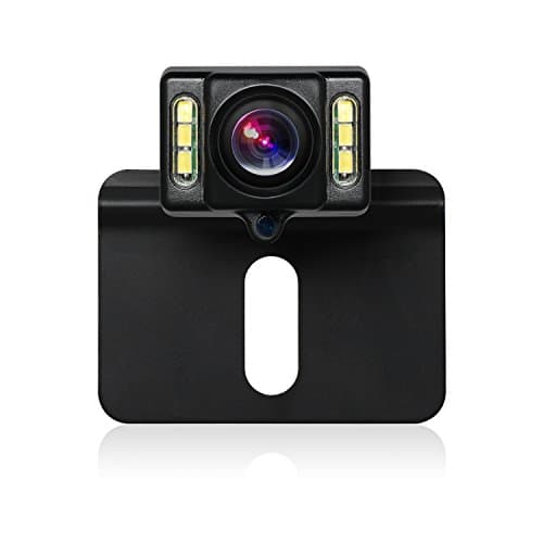 BOSCAM B1 HD Backup Camera with 6 Auto LEDs, Rear-View Camera with Super Night Vision, IP68 Waterproof Back Up Camera for Sedan, Truck, Jeep, SUV, RV, Van