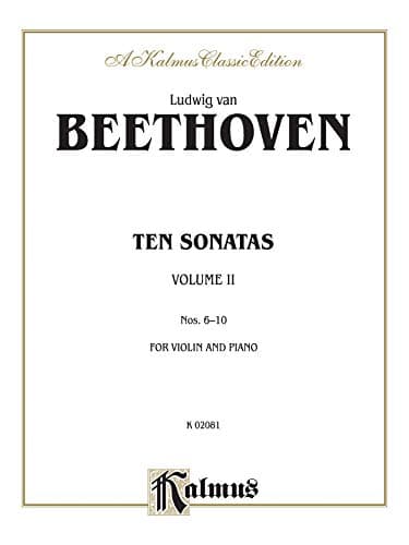 Ten Violin Sonatas: Nos. 6-10, Kalmus Edition: 2 (Kalmus Edition, Vol 2) Paperback – September 1, 1999