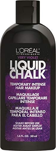 L'Oreal Liquid Chalk Temporary Color Very Violet (Pack of 4)