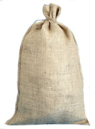 14" X 26" Burlap Bags with Drawstring - Lot of 20