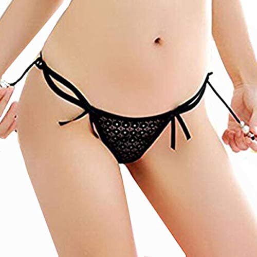 weel Women Sexy Tassels Bow-tie Cinnabar Briefs