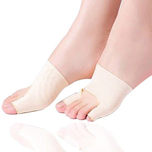 JAPAN SOLUTIONS Bunion Relief Bootie Pads Sleeve Toe Straightener Corrector Regulator 2 Booties for Hallux Valgus, Pain Relief, Treatment
