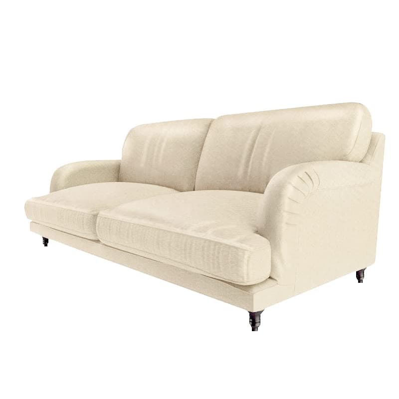 Couch Cover ONLY! for IKEA STOCKSUND 3 Seat (199cm/ 78.3in), Velvet Texture Fabric, Sofa Covers for 2 Cushion Couch, Prevent Pets from Scratching, Custom Made Sofa Slipcovers (KL-2)