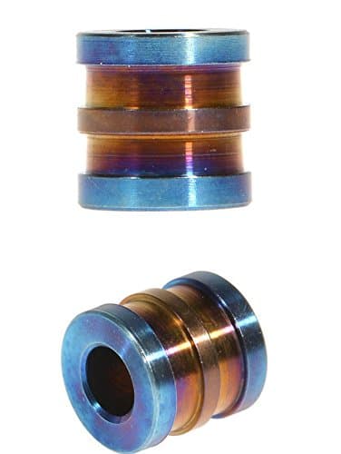 Titanium Knife Lanyard/Zipper Pull Anodized Beads (Rexford RUT/Key-Bar Inspired)