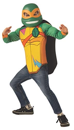 Child's Rise of The Teenage Mutant Ninja Turtles Deluxe Michelangelo Dress Up Set, Small