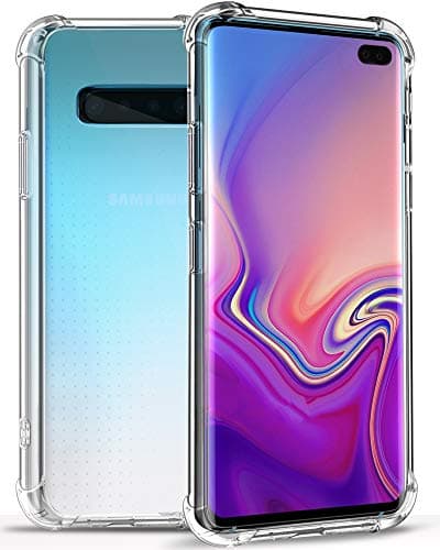 VOTALA Samsung Galaxy S10 Plus Case, Protective TPU, Galaxy S10 Plus Cover [Ultra Lightweight] Anti-Scratch Reinforced Corner Protection Bumper Case For Galaxy S10 Plus 2019 - Crystal Clear