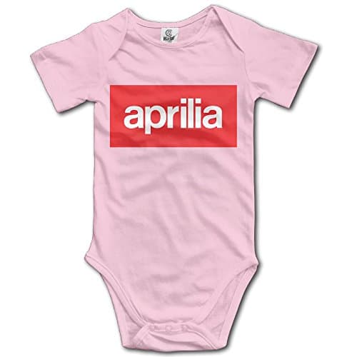 GUC Aprilia Vector Logo Toddler Bodysuit Romper Pink 12 Months Apparel