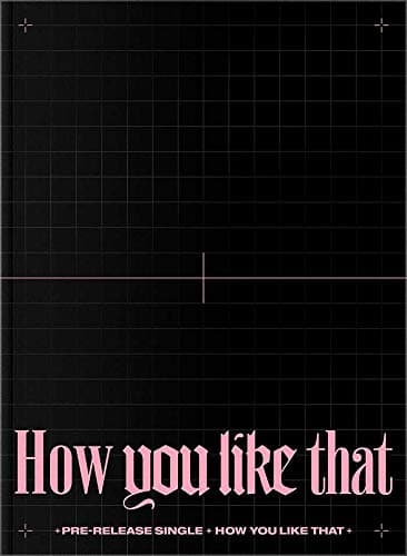 YG-1 How You Like That (Special Edition) Album Folded Poster and Hologram Photocard Set -Blackpink
