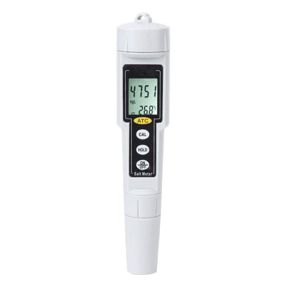 MXBAOHENG CT-3081 LCD Digital Waterproof Pen Type Salt Meter Salt Tester Range 0-9999 mg/L