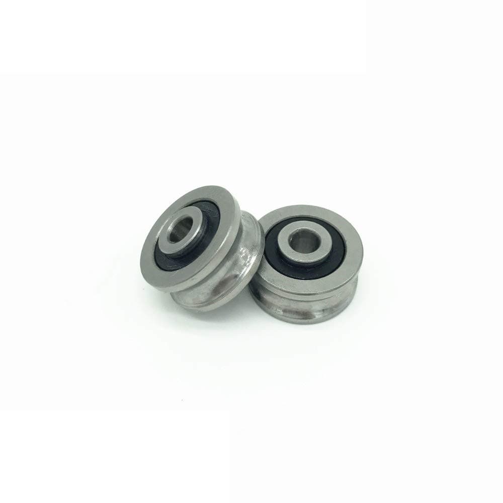 NO LOGO 10pcs SG25 U Groove Bearing 8X30X14 Mm Double Row Sealed Ball Bearing For 10mm Linear Guide Rail SG8RS