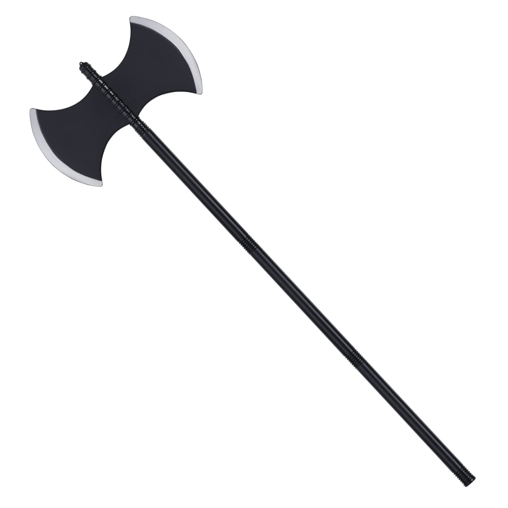 Dxhycc Viking Medieval Costume Axe Fake Blade Costume Battle Axe Costume Prop Accessory for Halloween Cosplay Party Black