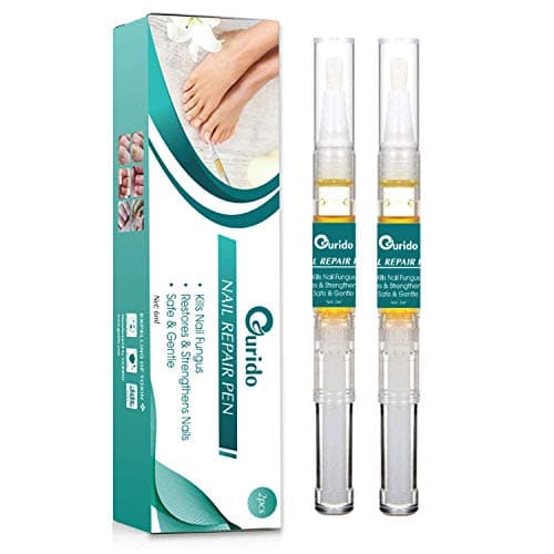 GURIDO Nail Repair Pen - Nail Fungus Treatment, Fungus Stop, Anti Fungus - Solution for Fungal and Affected Nails, Nail Fungus Remover, Repair and Strengthen Nails - Nail Fungus Medication 2 Pcs